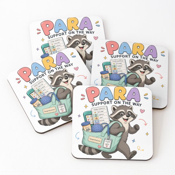 Item preview, Paraprofessional Raccoon Support  designed and sold by MOCH- ART.