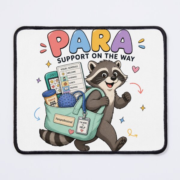 Item preview, Paraprofessional Raccoon Support  designed and sold by MOCH- ART.