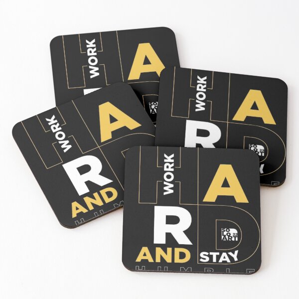 Item preview, Work Hard Stay Humble designed and sold by RajDeals.