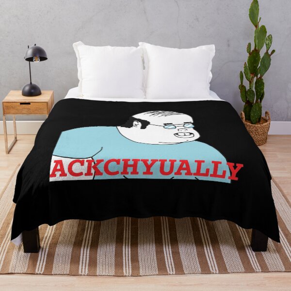 Item preview, Ackchyually Pedantic Guy Meme Illustration designed and sold by Loopdrawings.