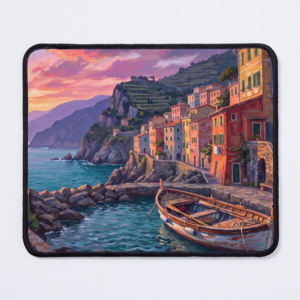 Item preview, Cinque Terre Manarola Sunset designed and sold by RedPeaStudio.