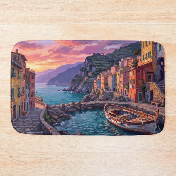 Item preview, Cinque Terre Manarola Sunset designed and sold by RedPeaStudio.