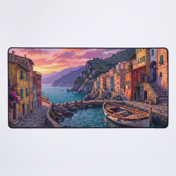 Item preview, Cinque Terre Manarola Sunset designed and sold by RedPeaStudio.