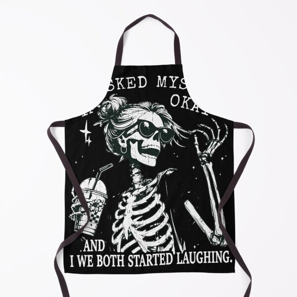 Item preview, Skeleton Laughing Funny Caffeine Beverage Quote designed and sold by Loopdrawings.