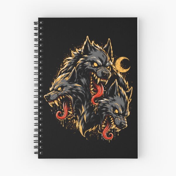 Item preview, Fierce Three-Headed Wolf Design Halloween designed and sold by rafaeltto.