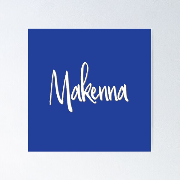 Item preview, MAKENNA personalized type design designed and sold by CharlottePlaceArt.