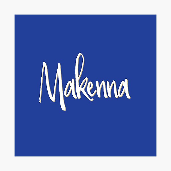 Item preview, MAKENNA personalized type design designed and sold by CharlottePlaceArt.