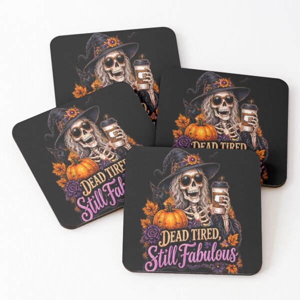 Item preview, Fueled by Coffee & Chaos – Spooky Coffee Ghost designed and sold by Losthope Creations.