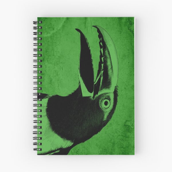 Item preview, Green Aracari Toucan with Open Serrated Bill designed and sold by Ghoul Enterprises.