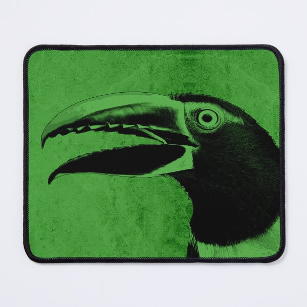 Item preview, Green Aracari Toucan with Open Serrated Bill designed and sold by Ghoul Enterprises.