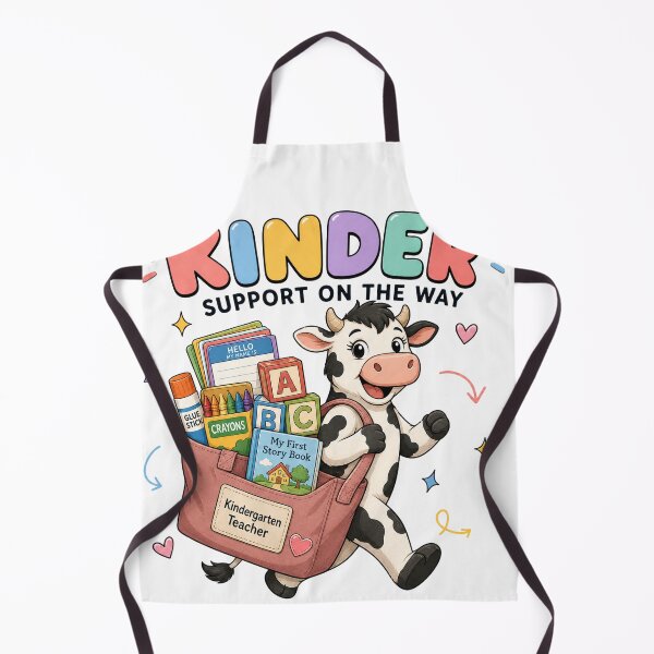 Item preview, Kindergarten Teacher Cow Support designed and sold by MOCH- ART.