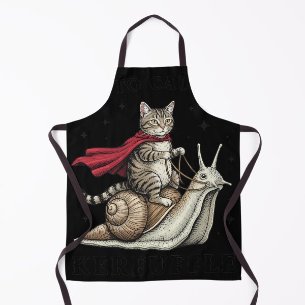 Item preview, Cat Riding Snail Off To Cause A Kerfuffle designed and sold by BlossomieStore.