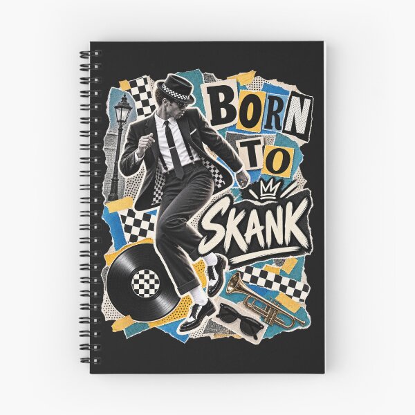 Item preview, Born To Skank – Ska Rude Boy Collage designed and sold by rude vibes shop.