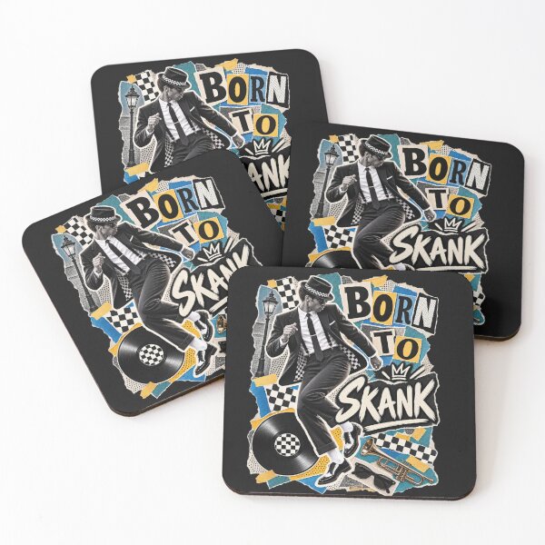Item preview, Born To Skank – Ska Rude Boy Collage designed and sold by rude vibes shop.