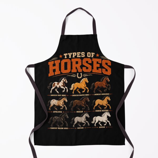 Item preview, Types of Horses Vintage Graphic Design designed and sold by rafaeltto.