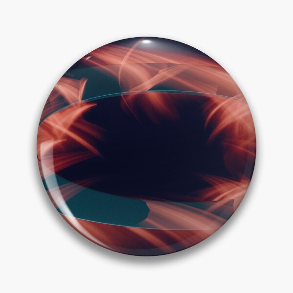 Item preview, Futuristic Red Fire Ring – Dark Abstract Motion Energy Art designed and sold by StyleForge Apparel.