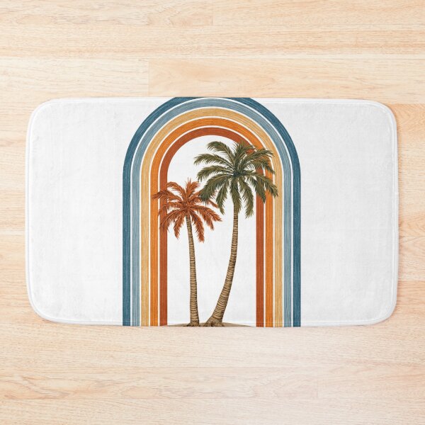 Item preview, Retro Rainbow Palms Summer Boho Aesthetic designed and sold by TrendyGalaxy.