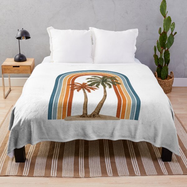 Item preview, Retro Rainbow Palms Summer Boho Aesthetic designed and sold by TrendyGalaxy.