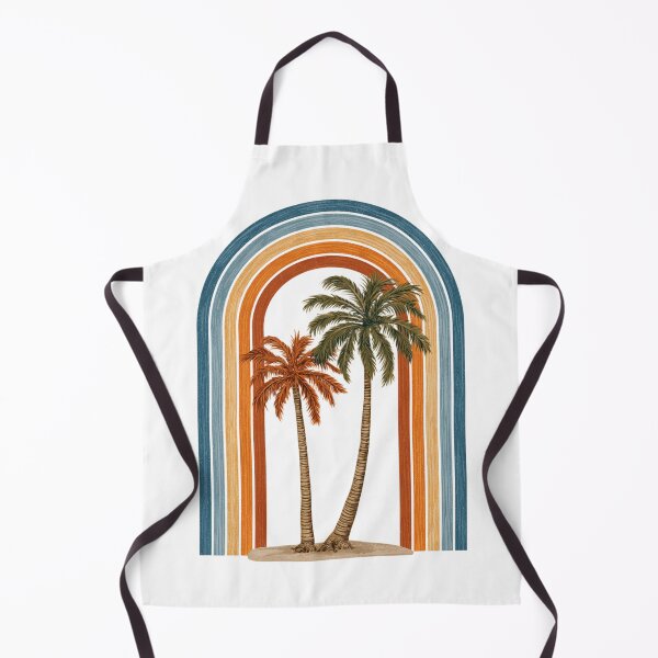 Item preview, Retro Rainbow Palms Summer Boho Aesthetic designed and sold by TrendyGalaxy.