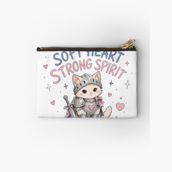 Item preview, Soft Heart Strong Spirit Cat Knight designed and sold by Mystic & Celestial Art.