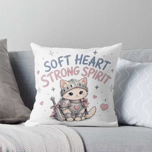 Item preview, Soft Heart Strong Spirit Cat Knight designed and sold by Mystic & Celestial Art.