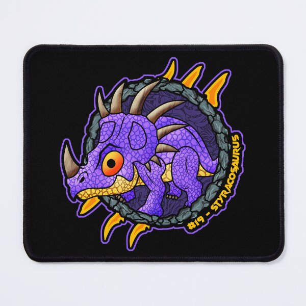 Item preview, Styracosaurus | Pocket Dinosaurs #19 | Cute Chibi Dinosaur designed and sold by Grimtech Workshop.