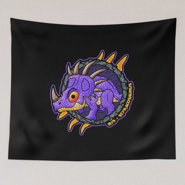 Item preview, Styracosaurus | Pocket Dinosaurs #19 | Cute Chibi Dinosaur designed and sold by Grimtech Workshop.