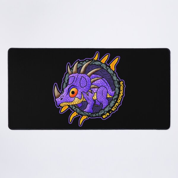 Item preview, Styracosaurus | Pocket Dinosaurs #19 | Cute Chibi Dinosaur designed and sold by Grimtech Workshop.