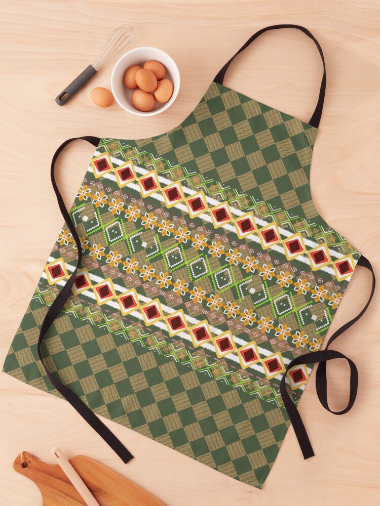 Thumbnail 1 of 6, Apron, Seamless pattern designed and sold by Nu-cha.