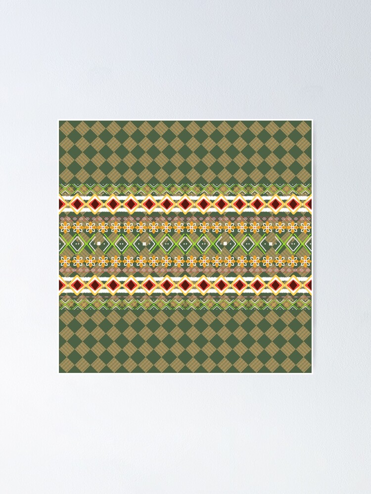 Thumbnail 1 of 3, Poster, Seamless pattern designed and sold by Nu-cha.