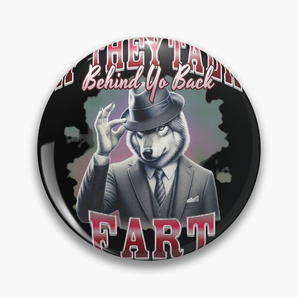 Item preview, Wolf in Suit Tipping Hat If They Talk Behind designed and sold by BlossomieStore.
