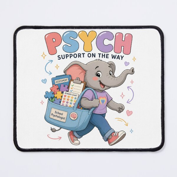 Item preview, School Psychologist Elephant Support designed and sold by MOCH- ART.