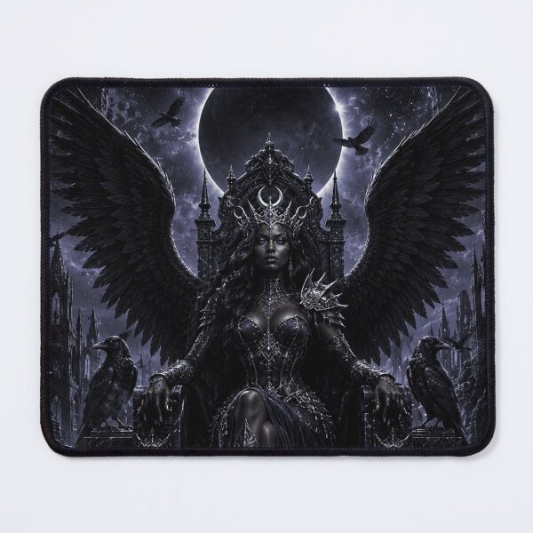 Item preview, Queen of the Midnight Wings – Dark Angel Fantasy designed and sold by i-corp.