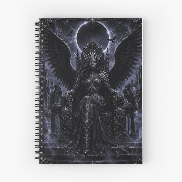 Item preview, Queen of the Midnight Wings – Dark Angel Fantasy designed and sold by i-corp.