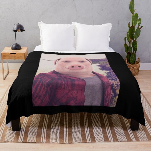 Item preview, Pig Face Plaid Selfie Outdoors designed and sold by BlossomieStore.