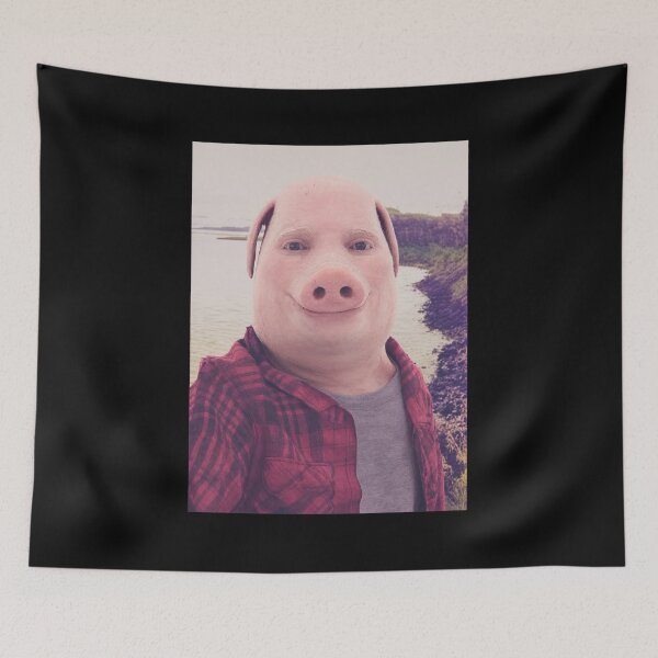 Item preview, Pig Face Plaid Selfie Outdoors  designed and sold by BlossomieStore.