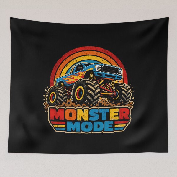 Item preview, Vibrant Monster Truck Adventure Design designed and sold by rafaeltto.