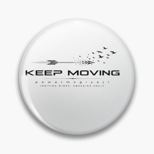 Item preview, Keep Moving Arrow Birds Motivational Minimalist Typography designed and sold by Pawar1999.