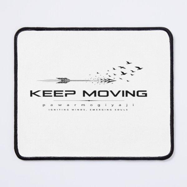 Item preview, Keep Moving Arrow Birds Motivational Minimalist Typography designed and sold by Pawar1999.