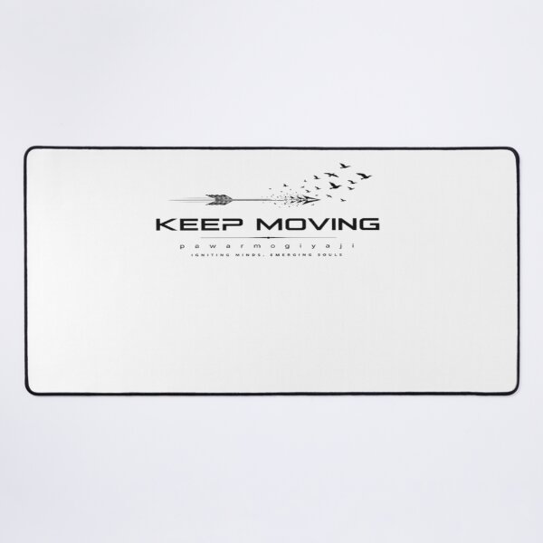 Item preview, Keep Moving Arrow Birds Motivational Minimalist Typography designed and sold by Pawar1999.