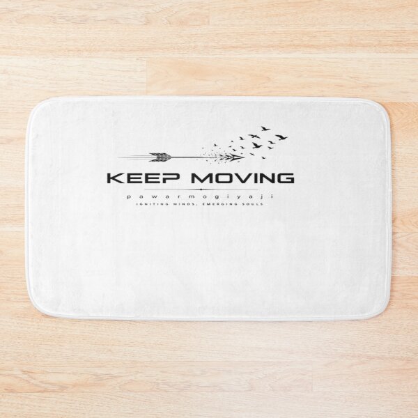Item preview, Keep Moving Arrow Birds Motivational Minimalist Typography designed and sold by Pawar1999.