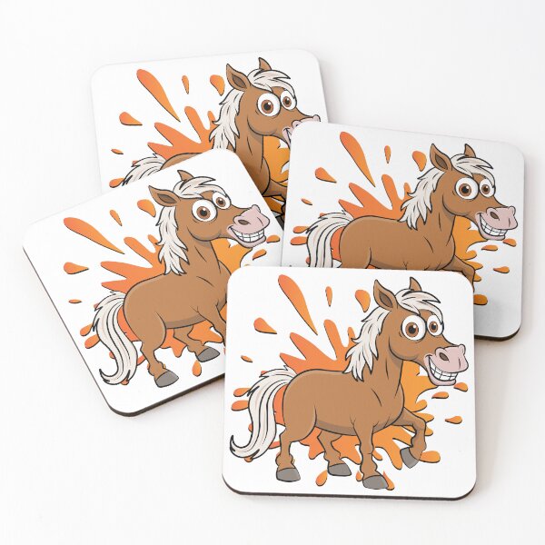 Item preview, A cartoon drawing of an Abu' Ourquob horse designed and sold by Cheval-de-coeur.