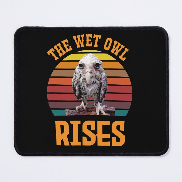 Item preview, The Wet Owl Rises Funny Bird Sunset Meme designed and sold by BlossomieStore.