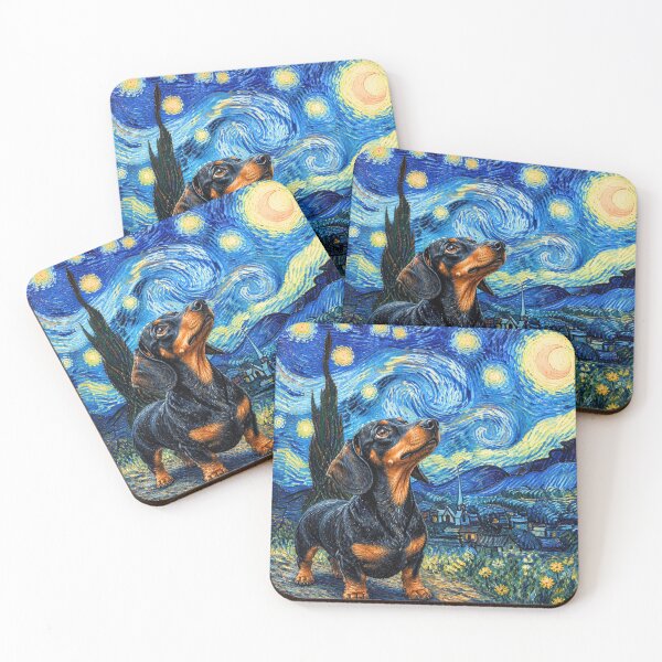 Item preview, Starry Night Dachshund designed and sold by PamLeeDesign.