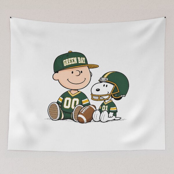 Item preview, Cute Green Bay Football Cartoon Friends designed and sold by NicoleBai12317.