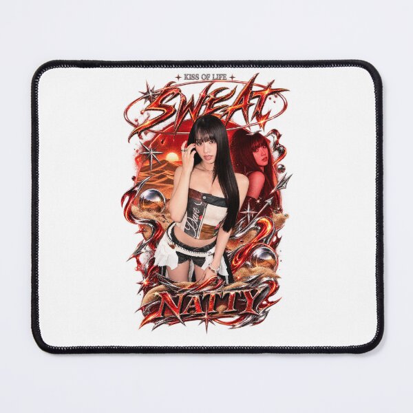 Item preview, Natty Kiss of Life Fiery Red Heatwave Single Graphic designed and sold by Valereekmerch.