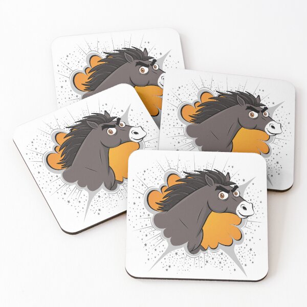 Item preview, The caricature of an Abaga horse's head designed and sold by Cheval-de-coeur.