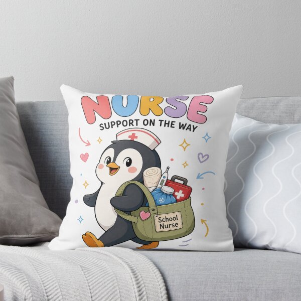 Item preview, School Nurse Penguin Support  designed and sold by MOCH- ART.