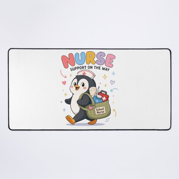 Item preview, School Nurse Penguin Support designed and sold by MOCH- ART.