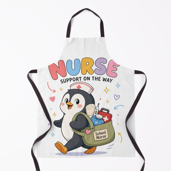 Item preview, School Nurse Penguin Support  designed and sold by MOCH- ART.